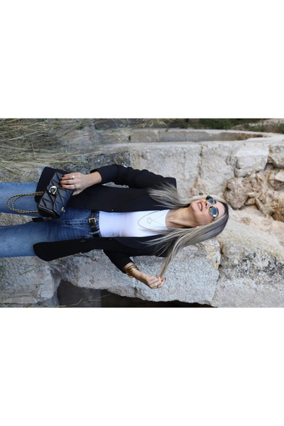 bytugcekaya Čierne sako Premium Nervür Detail