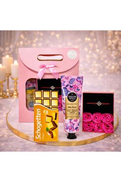 velve Pachet Vanilla, dulciuri, cutie cu bratara si trandafiri sapun, crema E...
