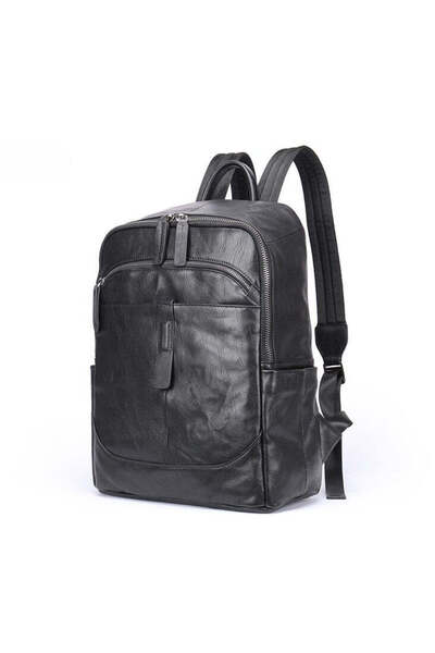 Busy Lady&Gentleman Rucsac din piele Barreta, piele naturală, unisex, capacit...