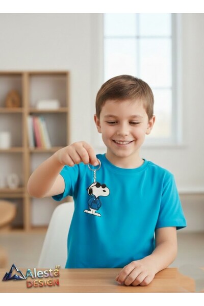 Alesta EP Design Cute Dog Snoopy 3D Keychain