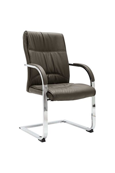 Concept Scaun de birou consolă, gri, piele ecologică