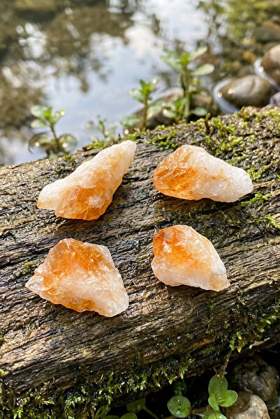 Taş Sandığı Sitrin Taşı Kütle - Işlenmemiş Doğal Taş