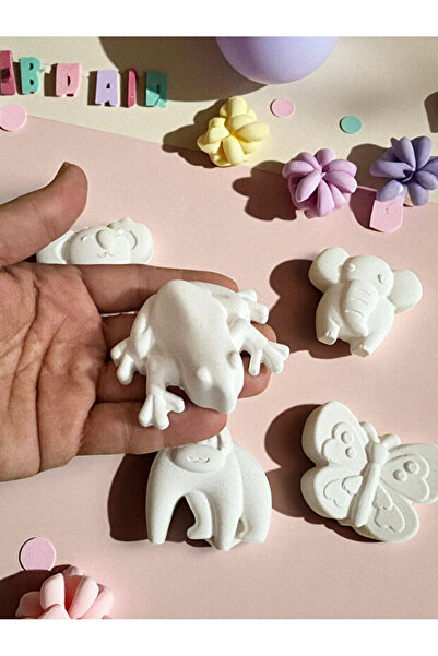 Oyunla Sanat Animals Kids Activity Set Stone Painting DIY Set