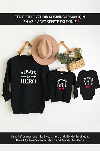 Tshirthane Always Hero Girl Dad Girl (Single Product Price Add My Mini 2 Bask...