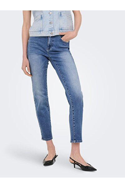 ONLY Straight-Fit jeans ONLEMILY-MILA Hohe Taille Gerade geschnitten Knöchell...