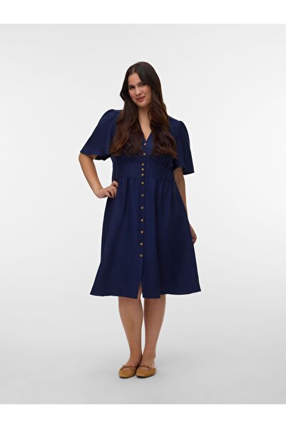 Veromoda Curve Kleid VMCMELANEY Kurzes Kleid