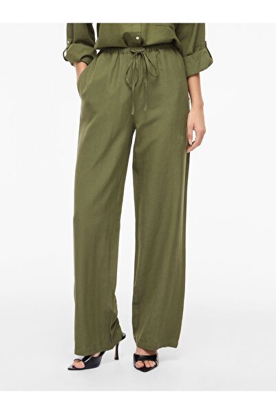 VILA Wide Leg Hose VIPRISILLA Mid-Waist