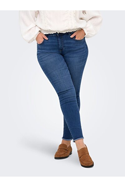 Only Carmakoma Skinny Jeans CARLACE Mittlere Taille Skinny Fit Knöchellang Jeans