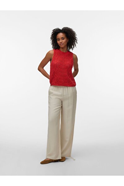 Vero Moda Hose mit weitem Beinschnitt VMHEAVEN Mittlere Taille Hose