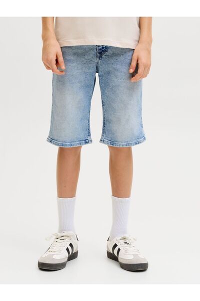 Jack & Jones Junior Džínové kraťasy klasického střihu pro juniory