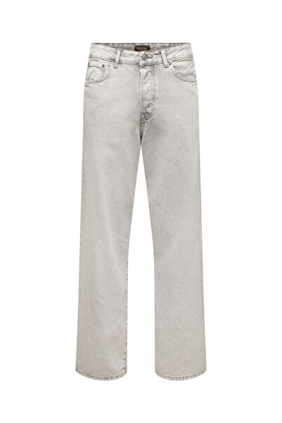 Only & Sons Jeans mit weitem Bein ONSREMI Mid Rise Weiter Beinschnitt Jeans