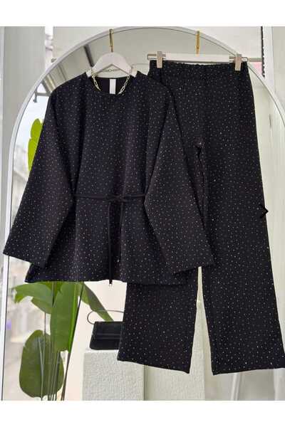 by nursel çiçek طقم نسائي مطبوع عليه حجر تريند ترادجلي