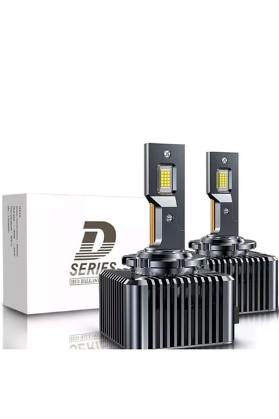 divendi-ro Set de 2 becuri Xenon LED D1S 6500K, 10000LM pentru VW, BMW, Audi