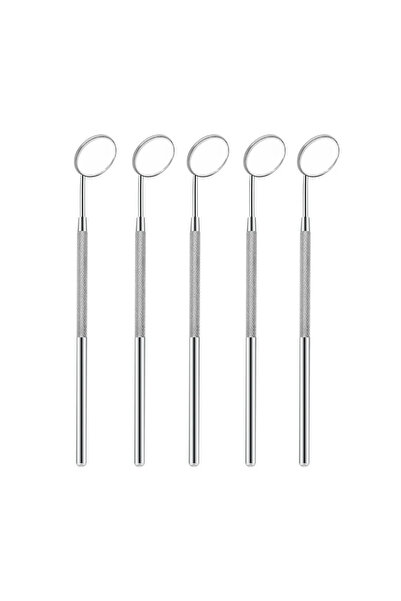 Choice 5 PCS-A 5pcs Stainless Steel Dental Mouth Mirror Steel Tweezers Elbow ...