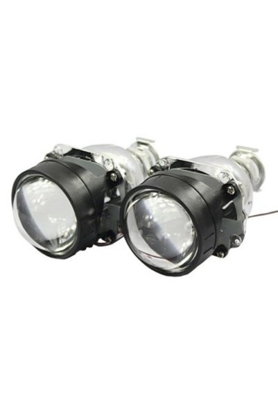 Xenon Bright Lupe mini H1 2.5" pentru faruri Bixenon cu ornamente opționale i...