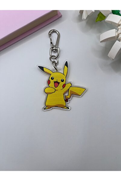Hara Company سلسلة مفاتيح بوكيمون بيكاتشو أنيمي - زخرفة الحقيبة