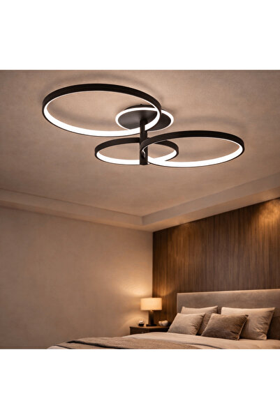 RFAN Candelabru LED, Model JX60017-3, Cu Telecomandă, 3 Tipuri de Lumină, 100...