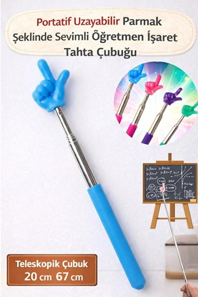 İndirimKap Uzayan Katlanabilir Konuşma ve Okuma Kılavuzu Çubuğu Öğretmen İşar...