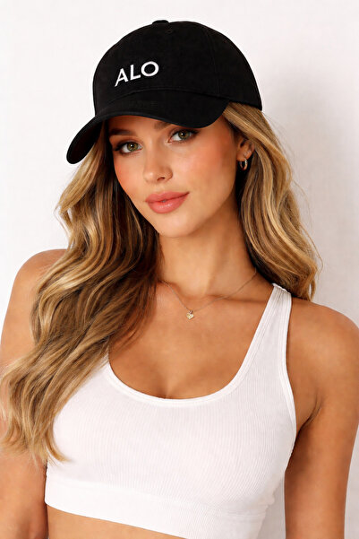 ÖNDER MODA Șapcă sport de baschet unisex cu broderie pentru femei - Negru