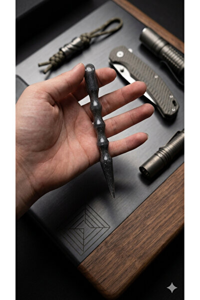 ELIVORA Handmade Epoxy Kubotan Taktik Keychain - Personal Defense Equipment (...