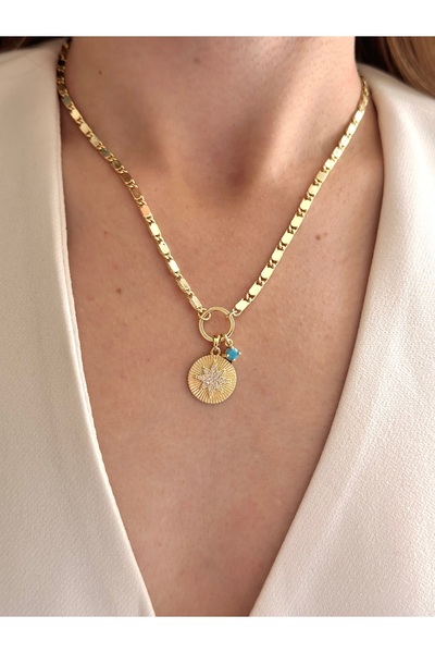 Charmist Çelik özel koleksiyon yıldız kolye