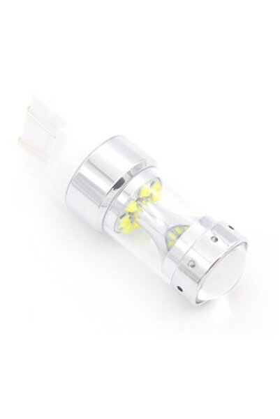 Xenon Bright LED auto Canbus T20 (W21W) ALB 60W cu LED-uri CREE cu o singură ...