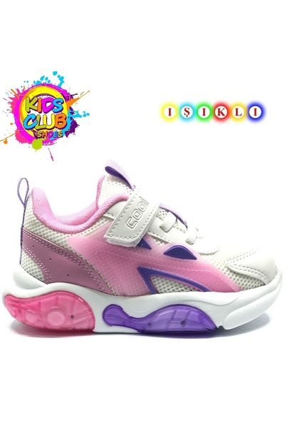 KOCAMANLAR Cool Rory Lighted Orthopedic Kids Sports Shoes Pudra