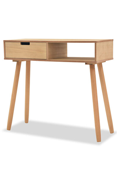 Concept Masă consolă, lemn masiv de pin 80x30x72 cm, maro