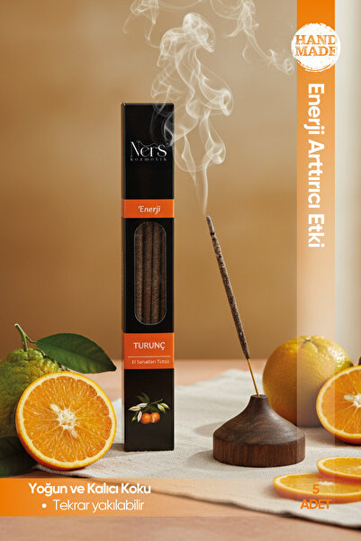 Genel Markalar Turunç Özlü Tütsü, Doğal ve Ferahlatıcı Koku, Kahverengi, Arom...