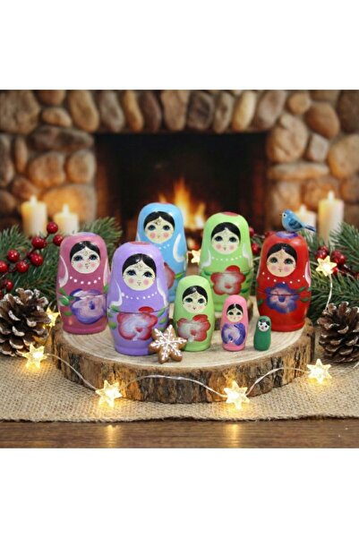 Genel Markalar 4'lü Ahşap Matruşka