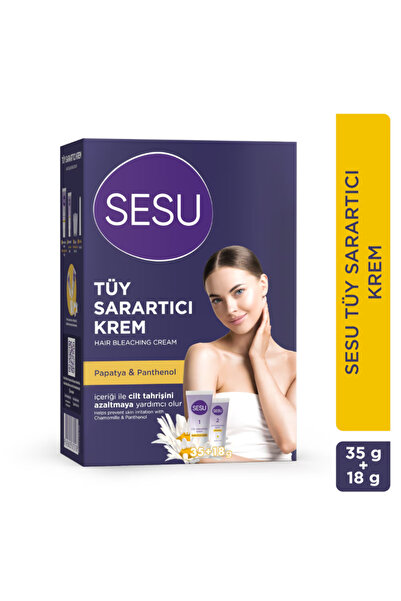 Sesu Tüy Sarartıcı Krem 35 Ml