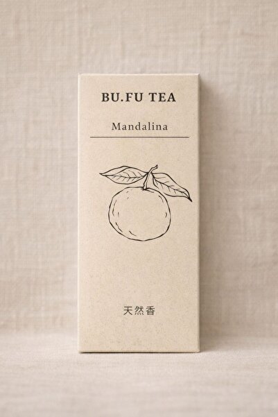 Bufu Premium Tangerine Incence Stick 20 Pcs. | Doğal Mandalina Kokulu Tütsü |...