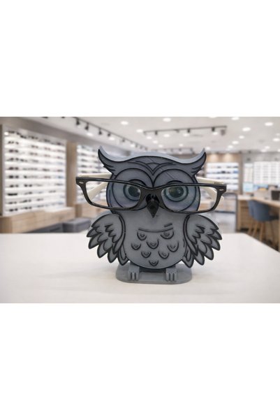 mutes 3D Owl Glasses Stand-413