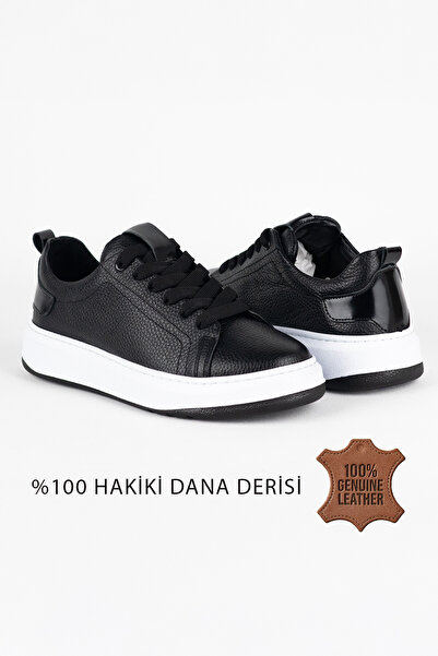 ventro Pantofi sport pentru bărbați din piele naturală 100% cu talpă ortopedi...