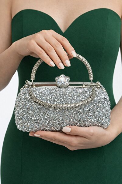 çantamgelsin Γυναικεία τσάντα βραδινού φορέματος από κρυστάλλινη πέτρα Τσάντα...