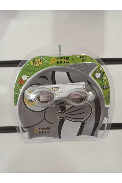 ALTIS Set de înot pentru copii cu cască de înot + ochelari de protecție pentr...