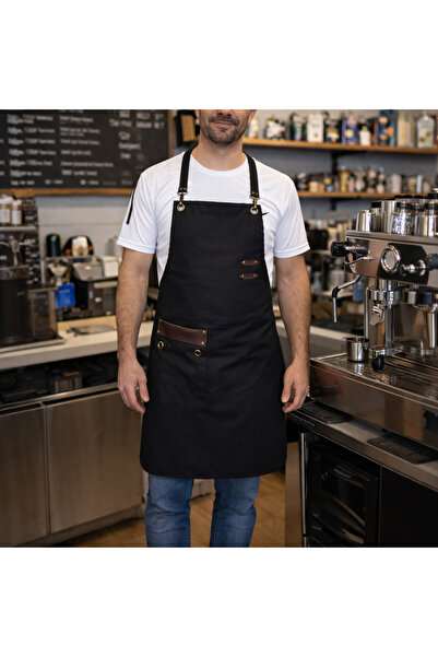 Şef barista mutfak önlüğü