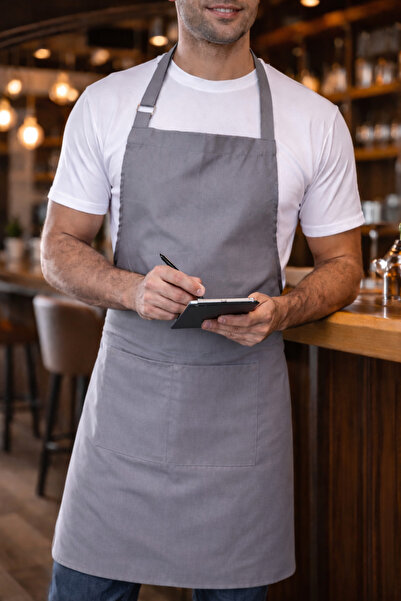 Derycollection Liquid Repellent and Stain-Repellent Sheffer Apron - With Adju...