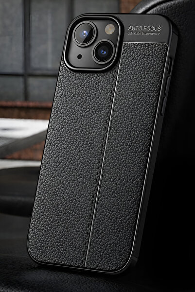 Ceponya حافظة آيفون 13 ميني من السيليكون بنمط جلدي مع حماية للكاميرا