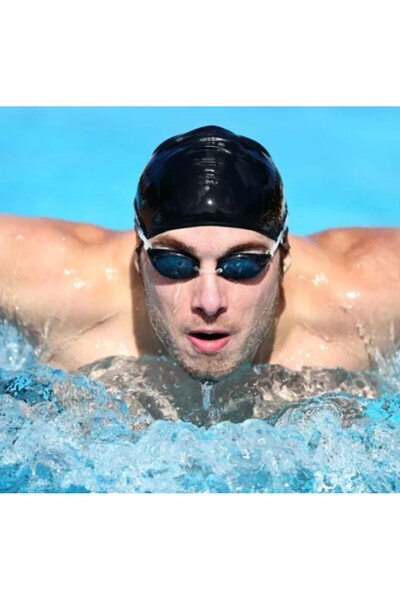 eleven market Boneta din silicon negru Boneta din silicon de culoare uni