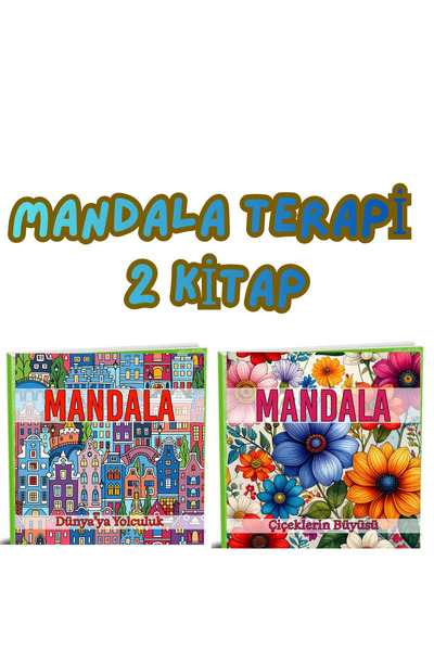 GÖNÜL YAYINCILIK 2 Adet Mandala Renklerle Dans