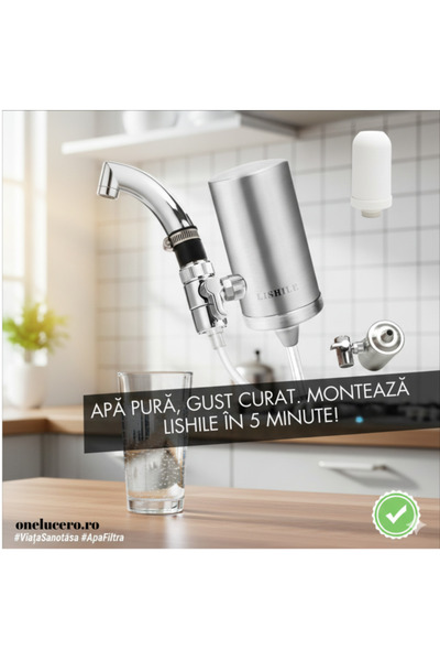 OneLucero Professional Tap Water Purification Filter, for Kitchen or Bathroom...