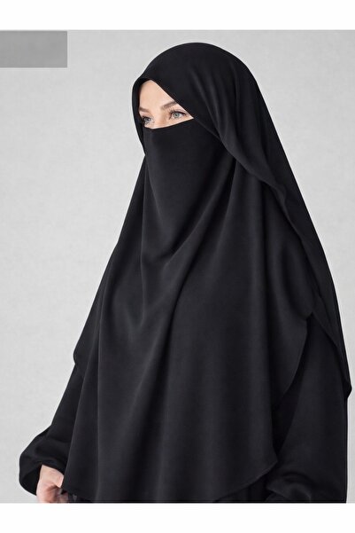 Nika Fashion Gölgeli Oval Sufle Uzun Boy hac Umre