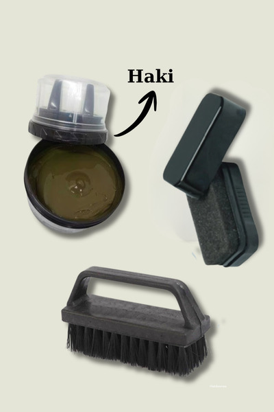 Outdoorun مجموعة أدوات تلميع الأحذية وفرشاة تنظيف الأحذية