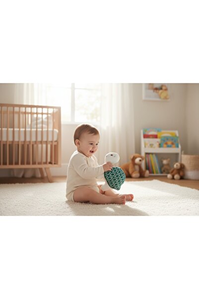 Organic Sisters Toys Organik Oyuncak - Uyku Arkadaşı Sevimli Kaplumbağa