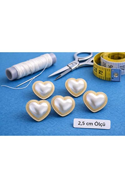 Beyna White Metallized Heart Crystal Knob - 2.5 Cm, 1 Pack 4 Pieces, Minimal ...