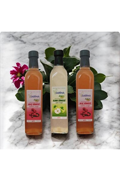 SabihaAna Ev Yapımı Organik 2 Alıç 1 Elma Sirkesi