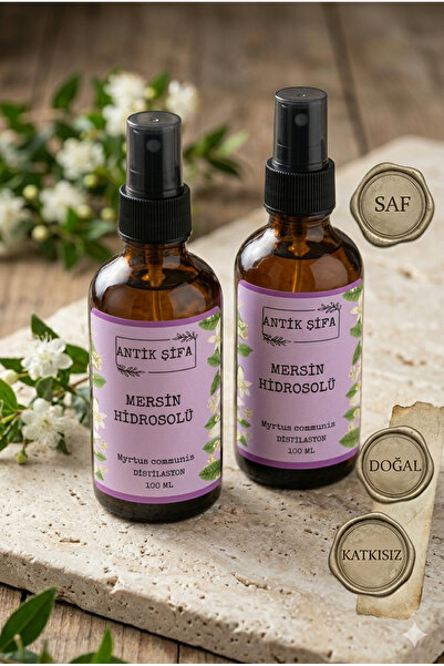 Antik Şifa %100 Saf Mersin Suyu - Mersin Hidrosolü (2 X 100 Ml)