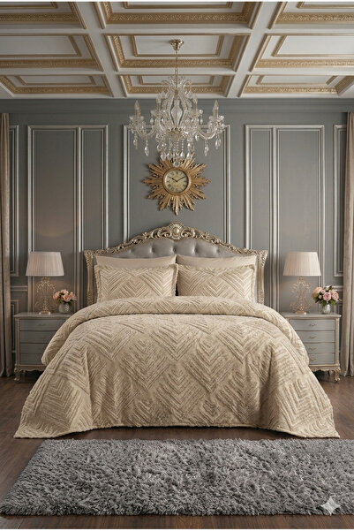 MUK's Σετ 6 τεμαχίων Premium Luxury με κρόσσια (Σεντόνι - Παπλωματοθήκη - Μαξ...