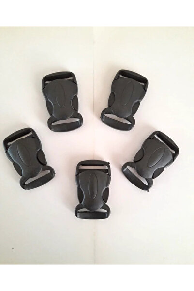 sywoods قفل حقيبة القطع الناقص 2.5 سم مشبك قفل بلاستيك 5 قطع